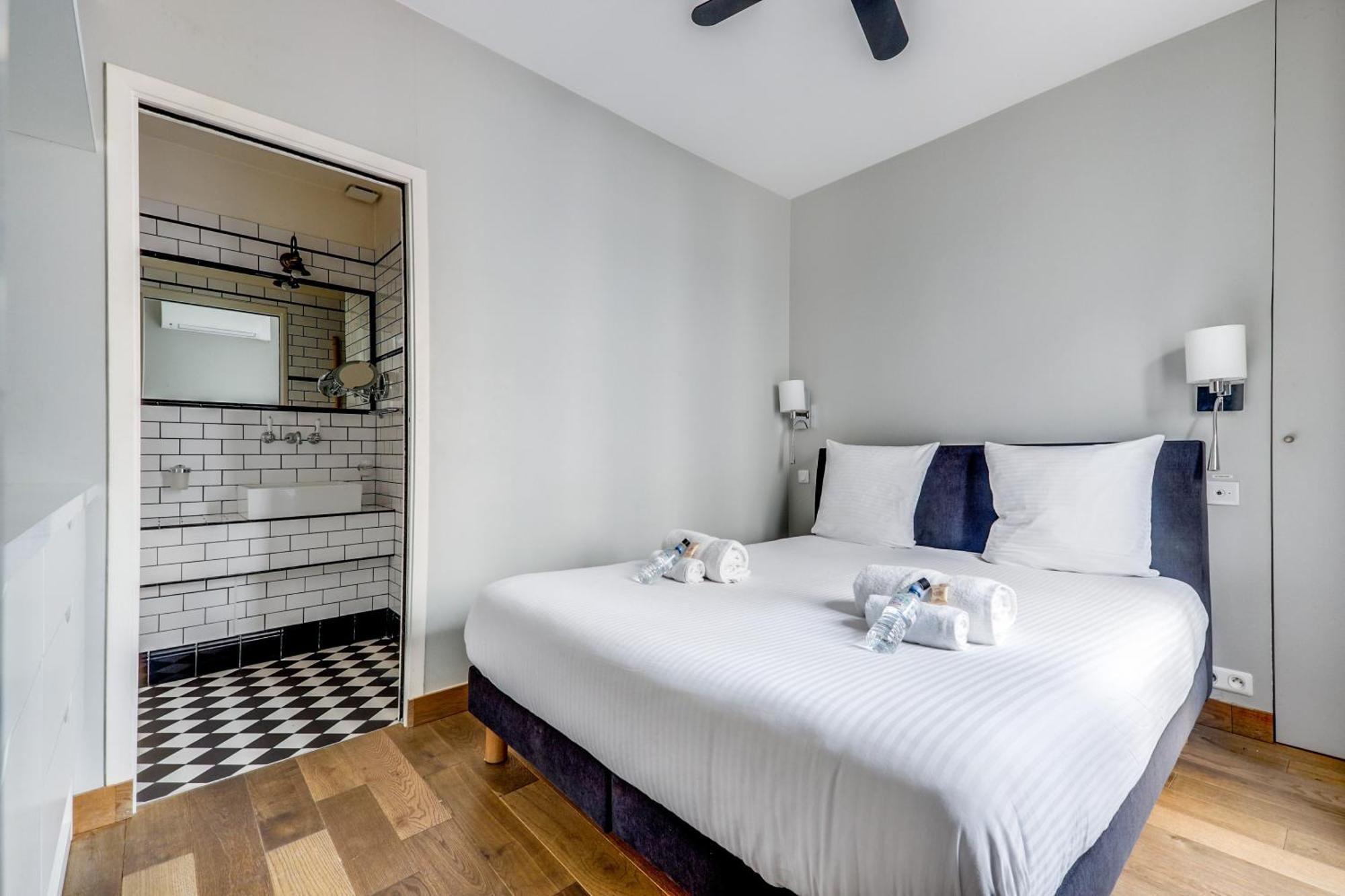 Ac & 10min From Marais & Fully Equipped Appartement *
